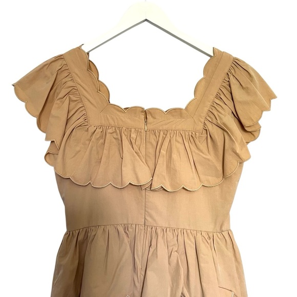Hunter Bell Ramsey Dress Khaki Size 2 - Picture 8 of 12